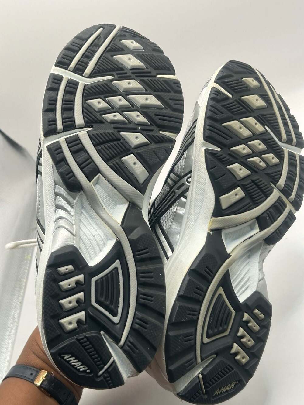 Asics Gel-1130 Running Shoes White Silver Women's Size 6.5 - Picture 4 of 6